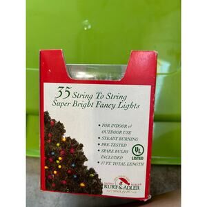 Kurt S. Adler 35 string to string super bright fancy lights